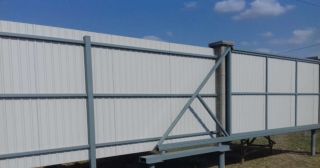 Купить откатные ворота на сваях Касимов, цена от 2796 руб.