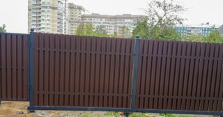 Купить распашные ворота из штакетника Касимов, цена от 2744 руб.