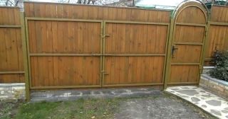 Купить распашные ворота деревянные Касимов, цена от 2744 руб.